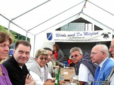 Auf dem Feuerwehrfest in Altenwald.