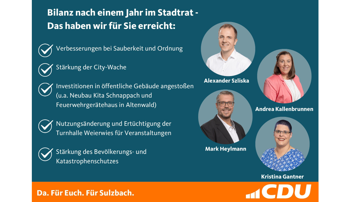 Bilanz!