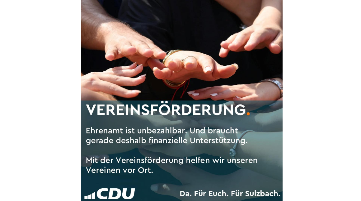 Vereinsfrderung 2025 - Verlssliche Untersttzung fr das Ehrenamt
